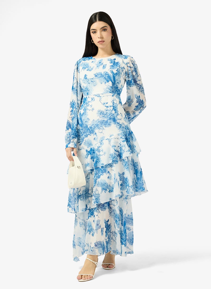 ايلا فستان بطبعة زهور - Image 4